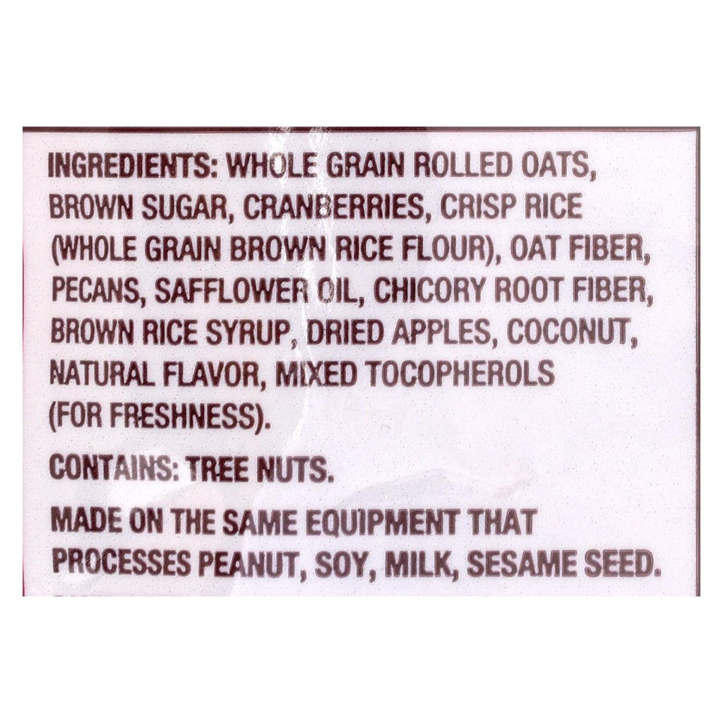 Back To Nature Cranberry Pecan Granola - Whole Grain Rolled Oats With Tart Cranberries And Crunchy Pecans - Case Of 6 - 11 Oz. - Lakehouse Foods