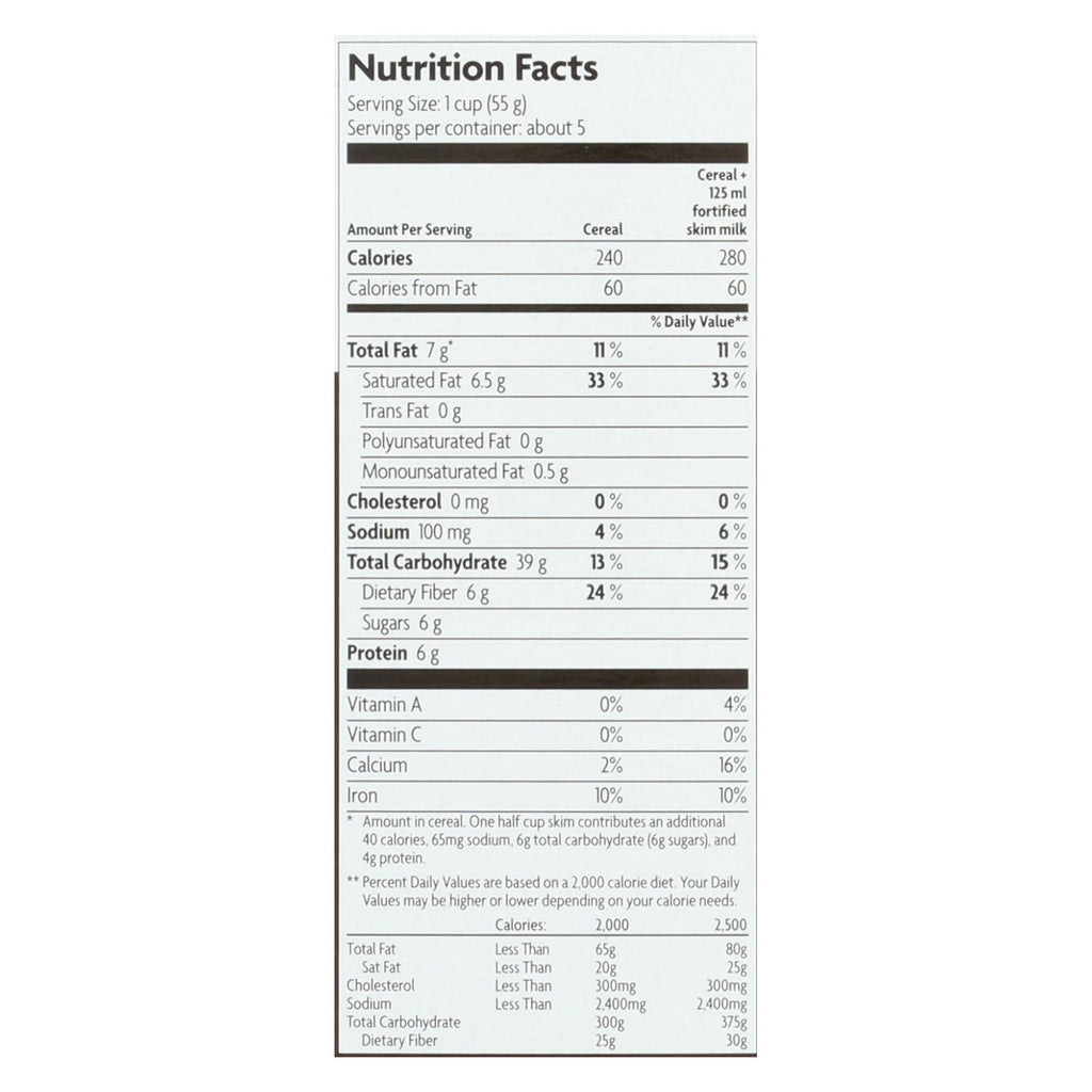 Nature's Path Organic Qi'a Superflakes - Cocoa Coconut - Case Of 12 - 10 Oz. - Lakehouse Foods