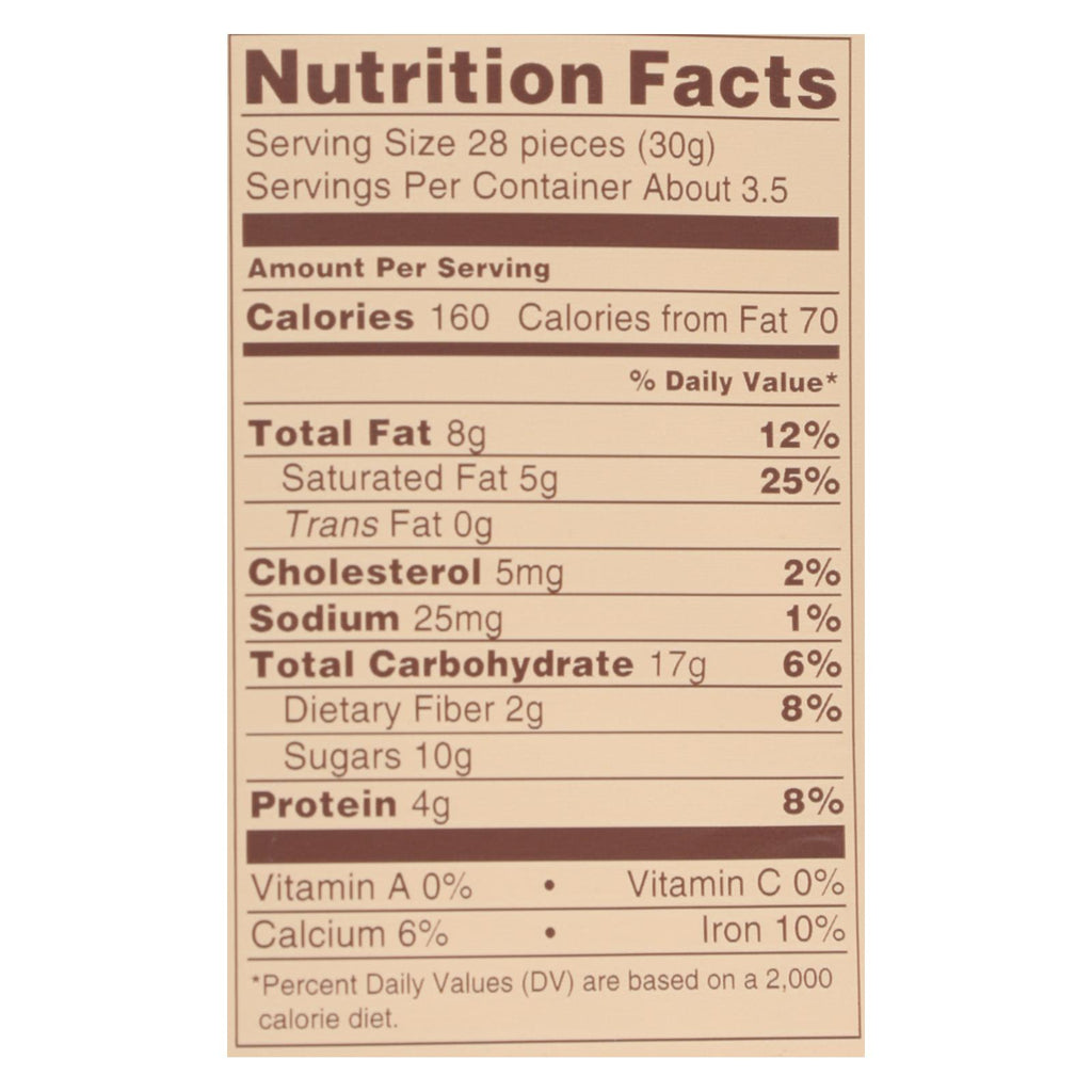 Lebby Snacks - Chickpea Snacks Milk Chocolate - Case Of 6 - 3.5 Oz - Lakehouse Foods