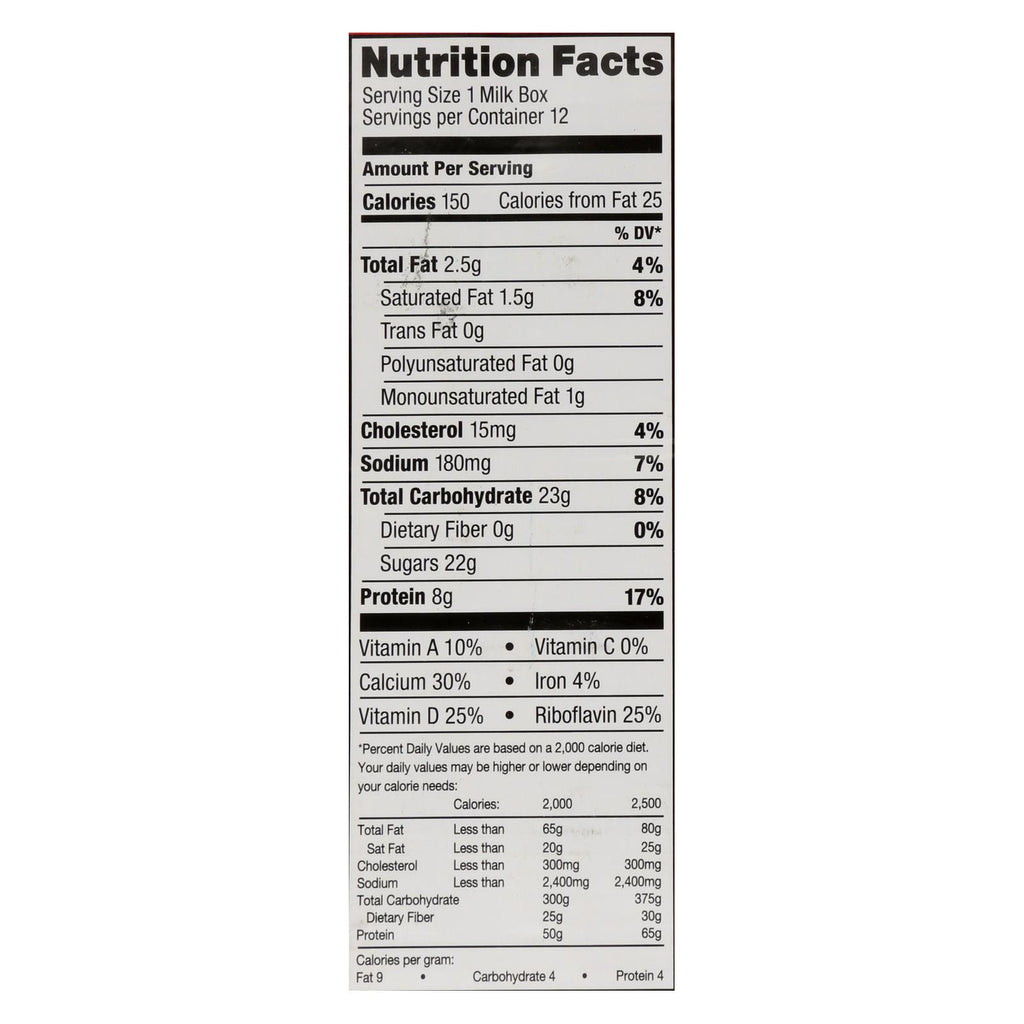 Horizon Lowfat Chocolate Milk  - 1 Each - 12-8 Fz - Lakehouse Foods