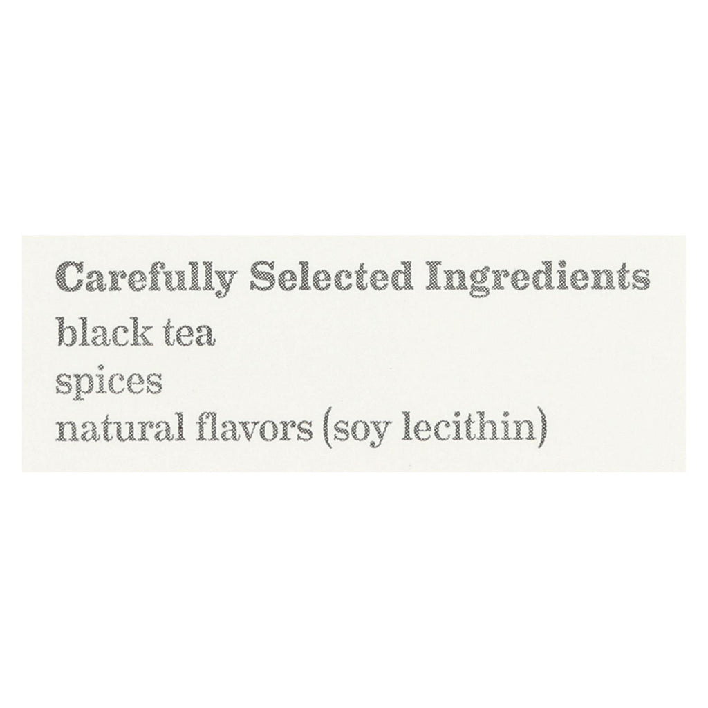 Bigelow Tea Black Tea - Spiced Chai - Case Of 6 - 20 Bag - Lakehouse Foods