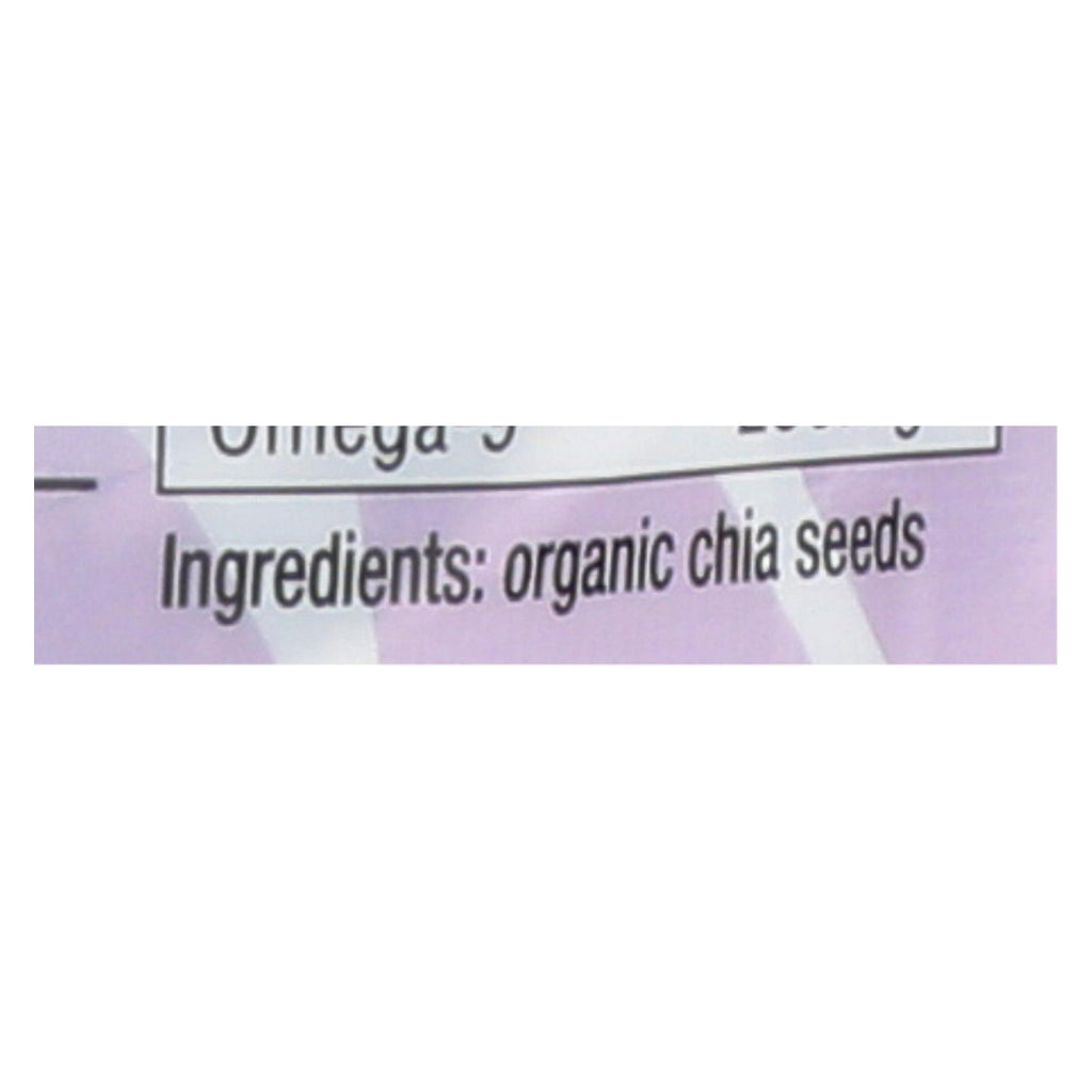 Mamma Chia Chia Seed - Organic - Black - Case Of 4 - 12 Oz - Lakehouse Foods