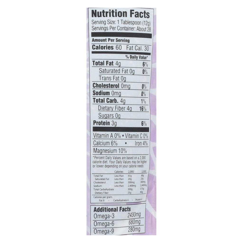 Mamma Chia Chia Seed - Organic - Black - Case Of 4 - 12 Oz - Lakehouse Foods