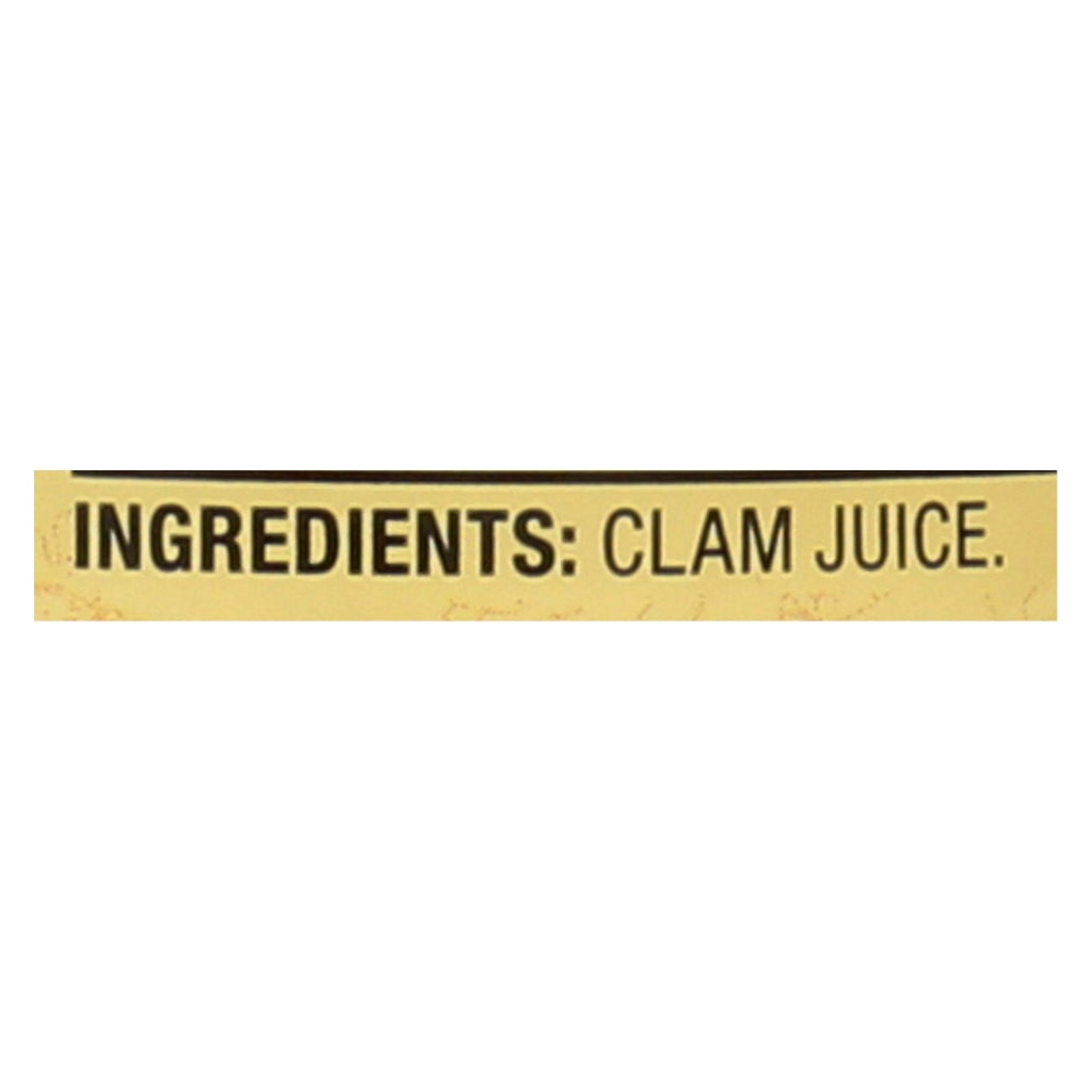 Reese Clam Juice Bottle - Case Of 6 - 8 Fl Oz. - Lakehouse Foods