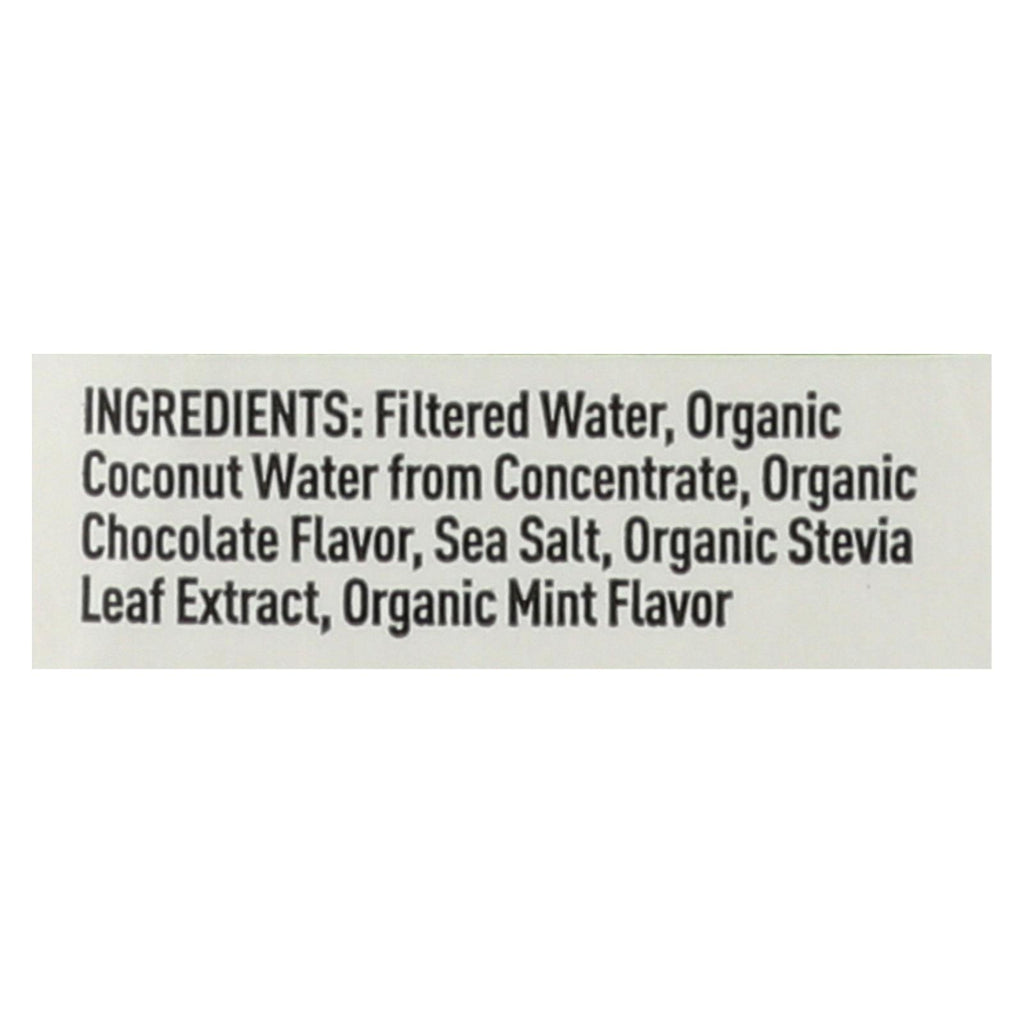 Nooma Electrolite Drink - Organic - Chocolate Mint - Case Of 12 - 16.9 Fl Oz - Lakehouse Foods