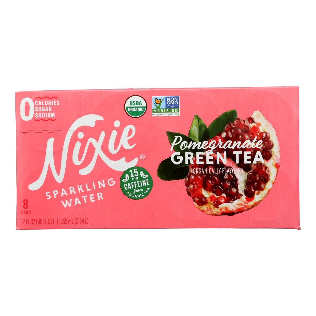 Nixie Sparkling Water - Sparkling Water Pomgrn - Case Of 3 - 8-12 Fz - Lakehouse Foods