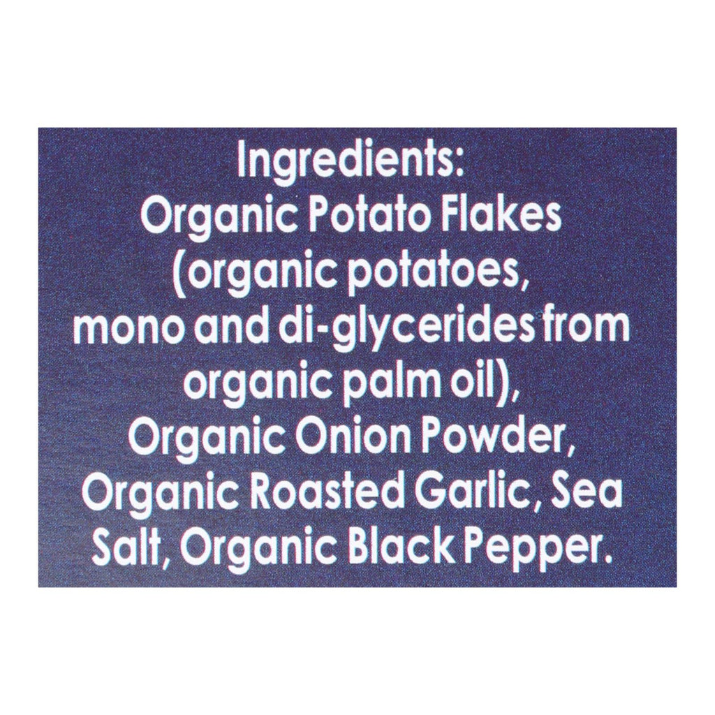 Edward And Sons Organic Mashed Potatoes - Roasted Garlic - Case Of 6 - 3.5 Oz. - Lakehouse Foods