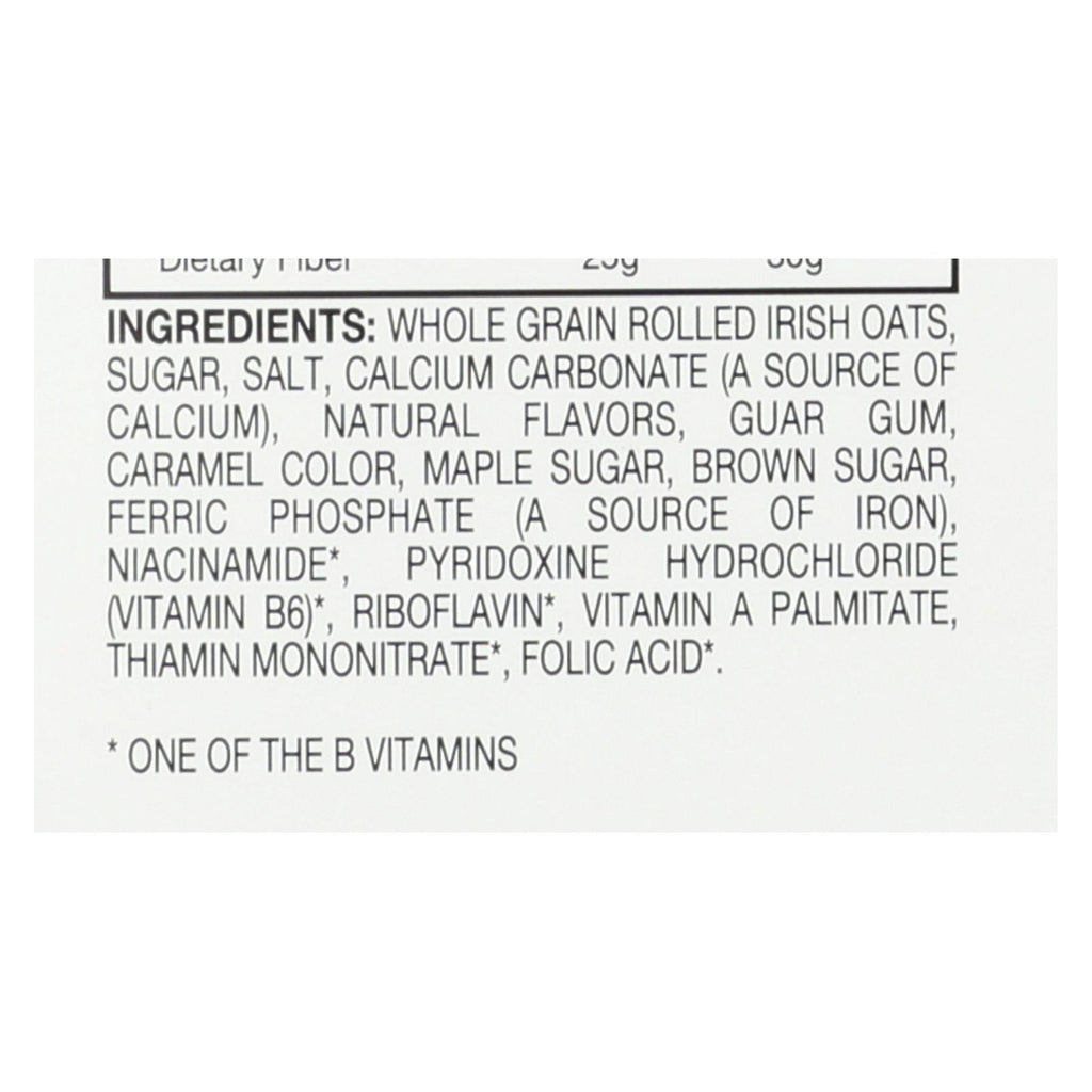 Mccann's Irish Oatmeal - Oatmeal Maple Brown Sugar - Case Of 12-15.1 Oz - Lakehouse Foods