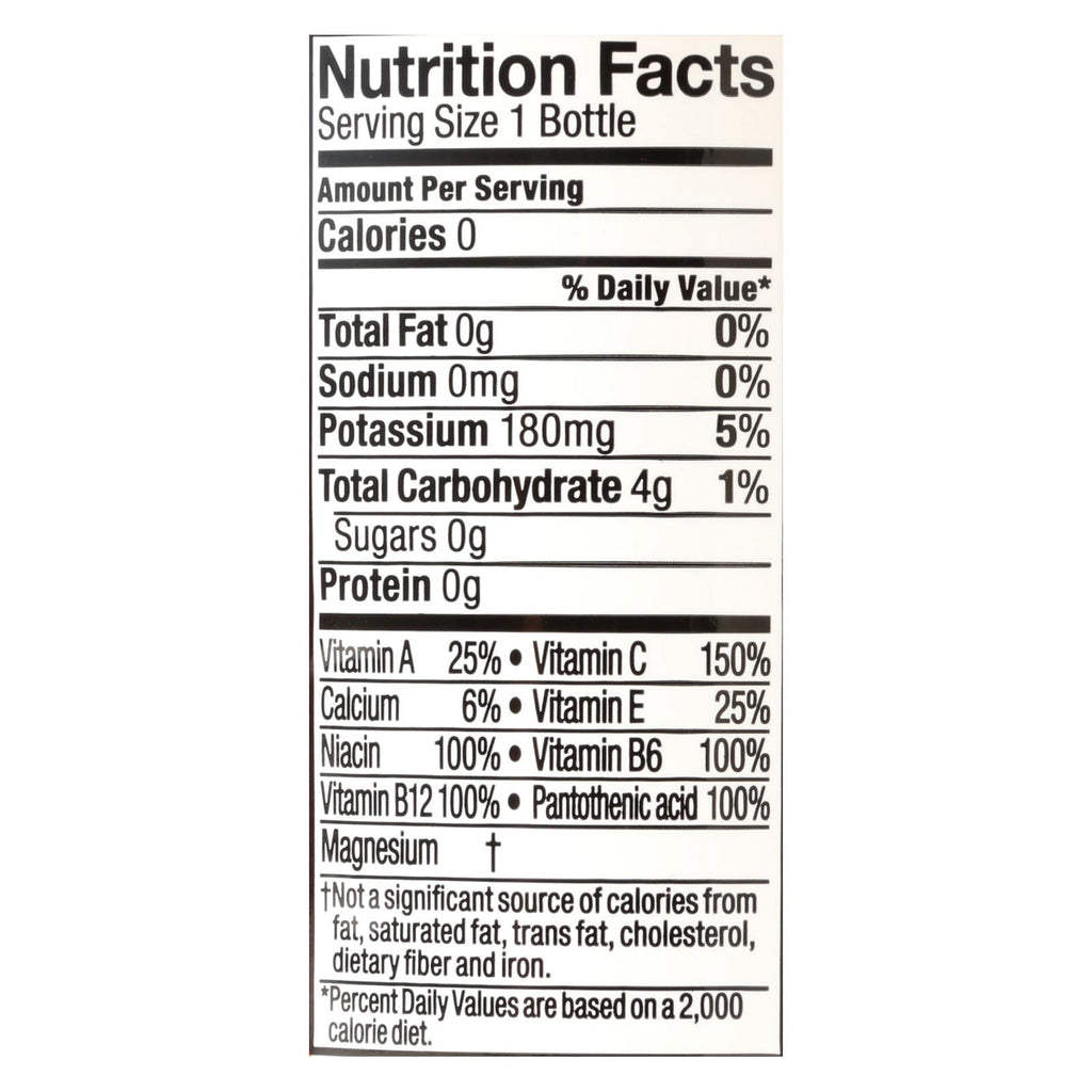 Glaceau Vitamin Water Zero, Rise Orange  - Case Of 12 - 20 Fz - Lakehouse Foods