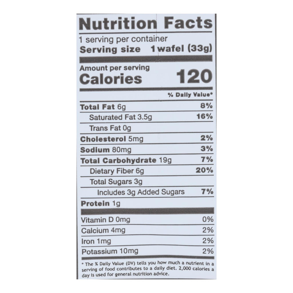 Rip Van Wafels - Wafel Honey Oats - Cs Of 12-1.16 Oz - Lakehouse Foods