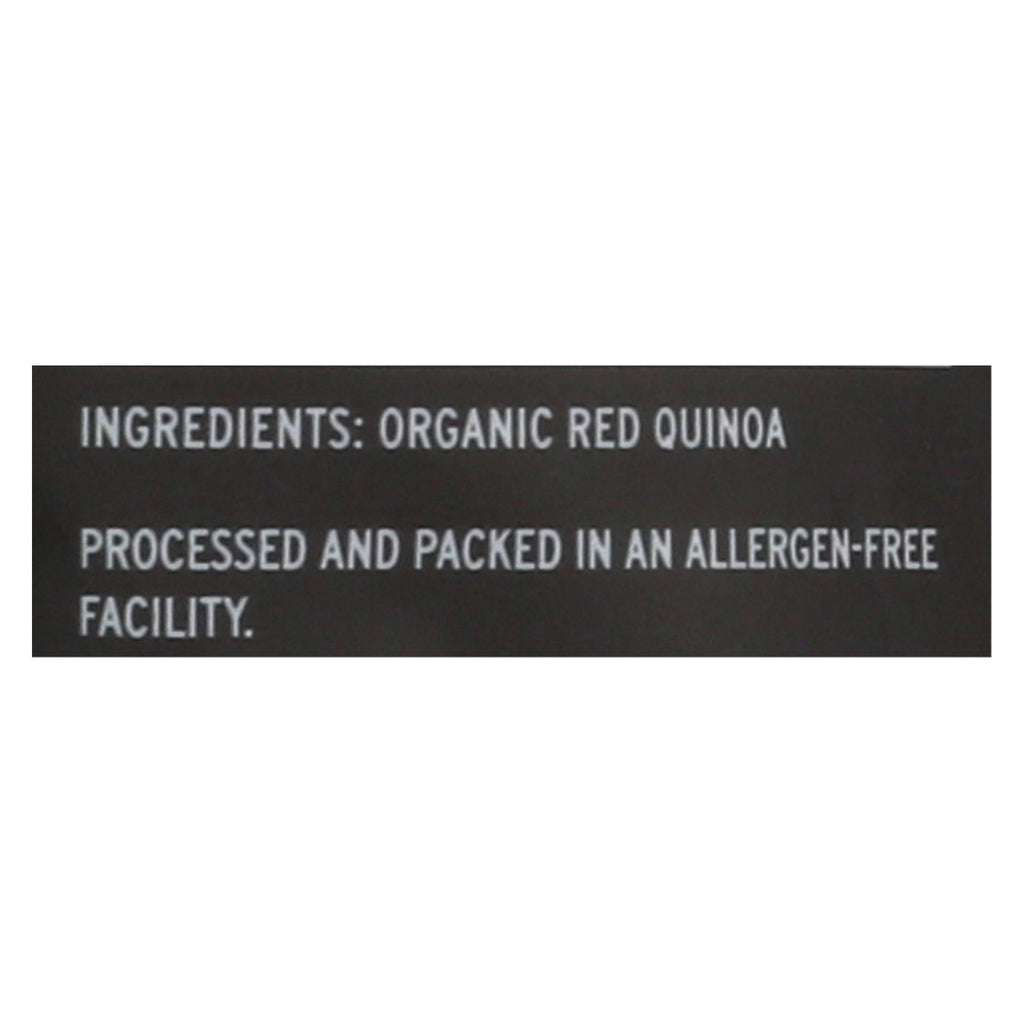 Truroots Organic Red Quinoa - Case Of 6 - 12 Oz. - Lakehouse Foods