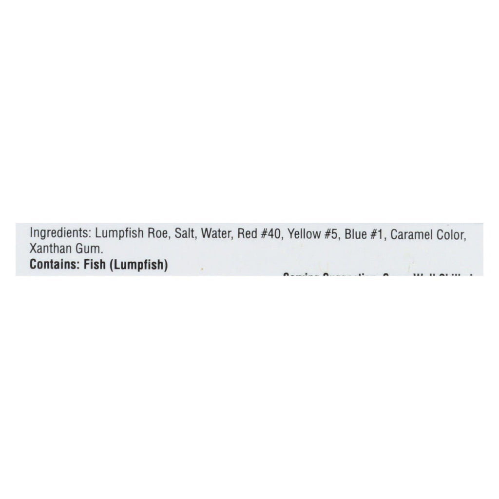 Romanoff Black Lumpfish Caviar  - Case Of 6 - 2 Oz - Lakehouse Foods