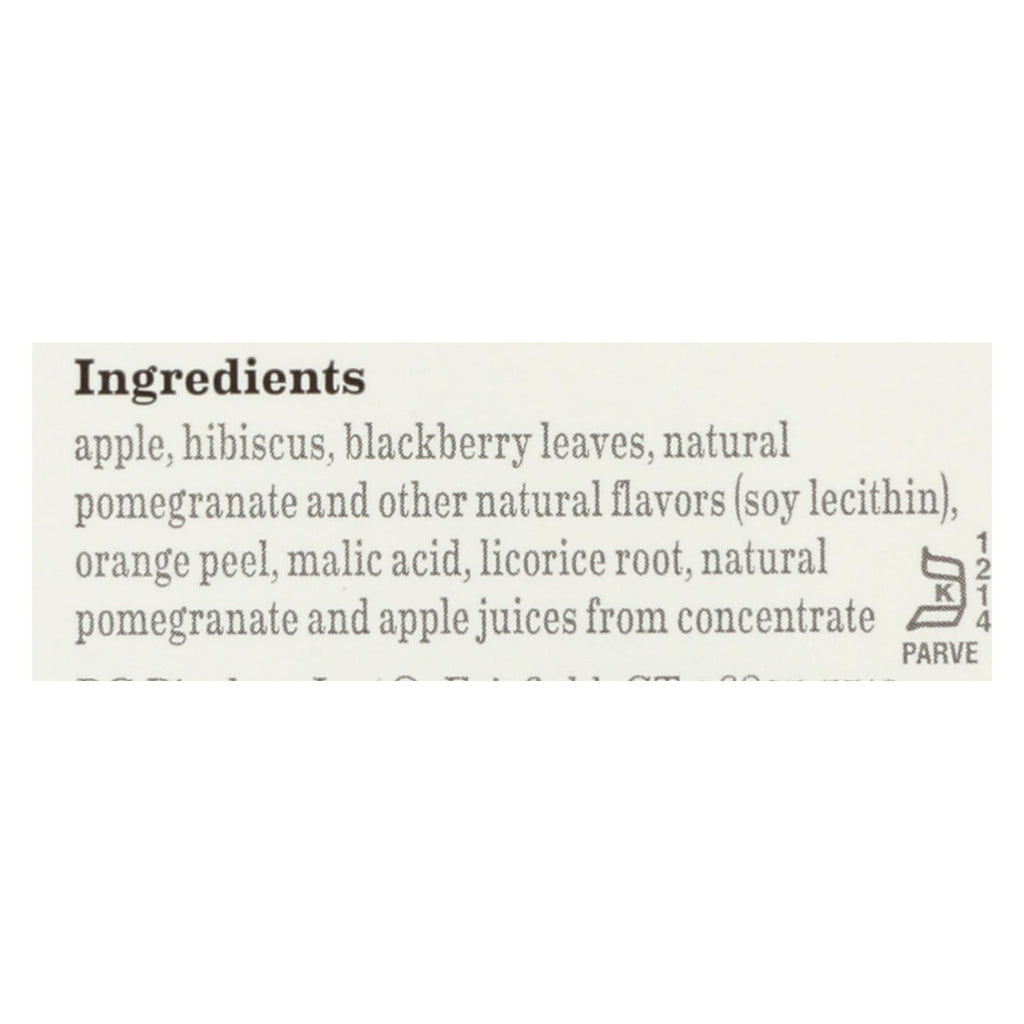 Bigelow Tea Herbal Tea - Pomegranate Pizzazz - Case Of 6 - 20 Bag - Lakehouse Foods