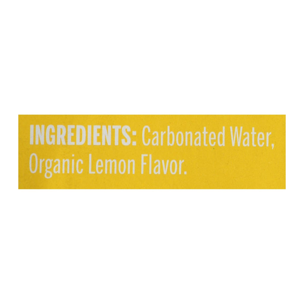 Nixie Sparkling Water - Sparkling Water Lemon - Case Of 3 - 8-12 Fz - Lakehouse Foods