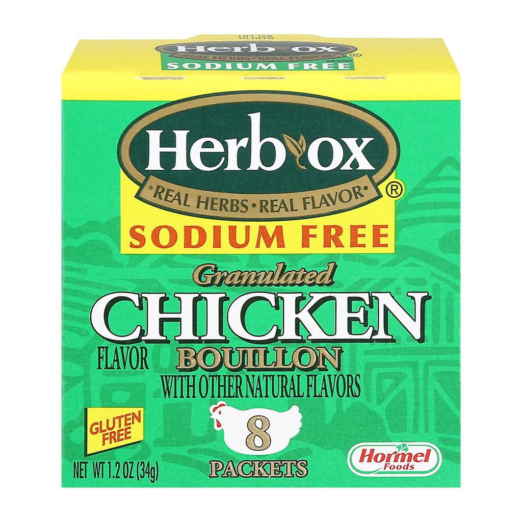 Herb-ox Boullion - Chicken - Low Sodium - Case Of 12 - 8 Count - Lakehouse Foods
