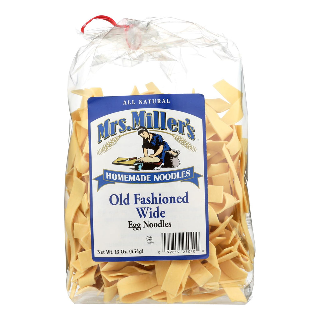 Mrs. Miller's Old Fashioned Wide Egg Noodles  - Case Of 6 - 16 Oz - Lakehouse Foods