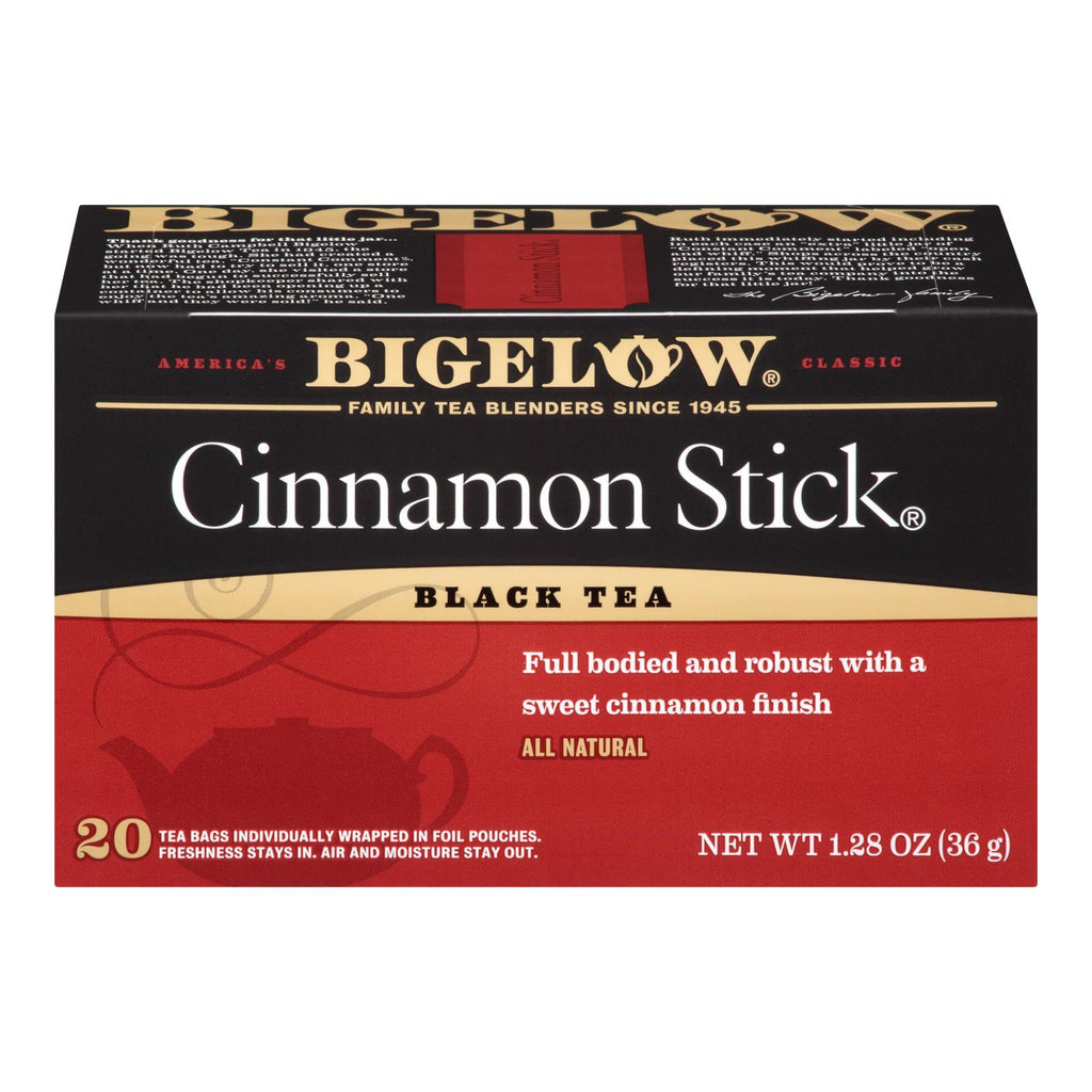 Bigelow Tea Cinnamon Stick Black Tea - Case Of 6 - 20 Bags - Lakehouse Foods