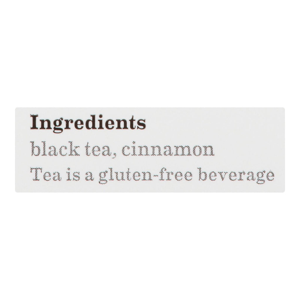 Bigelow Tea Cinnamon Stick Black Tea - Case Of 6 - 20 Bags - Lakehouse Foods