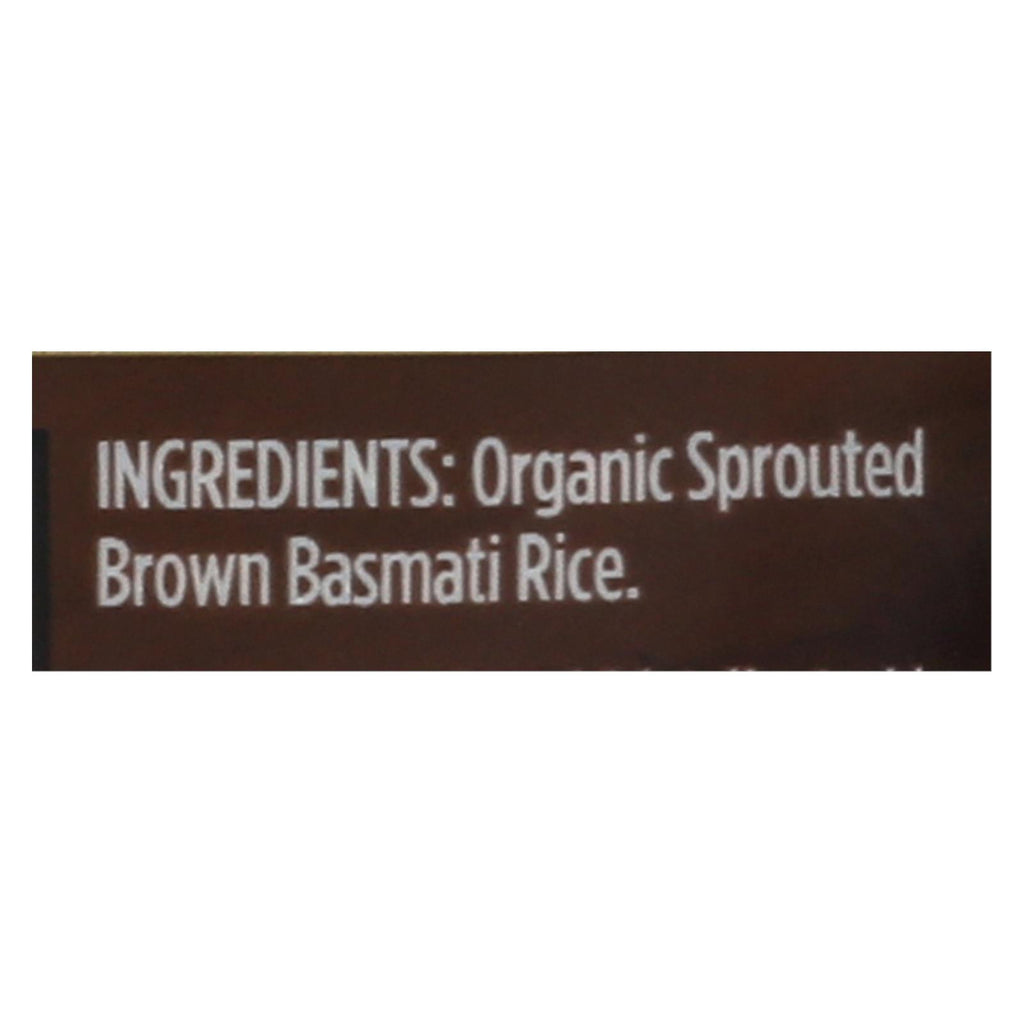 Lundberg Family Farms Sprouted Brown Basmati Rice - Case Of 6 - 1 Lb. - Lakehouse Foods