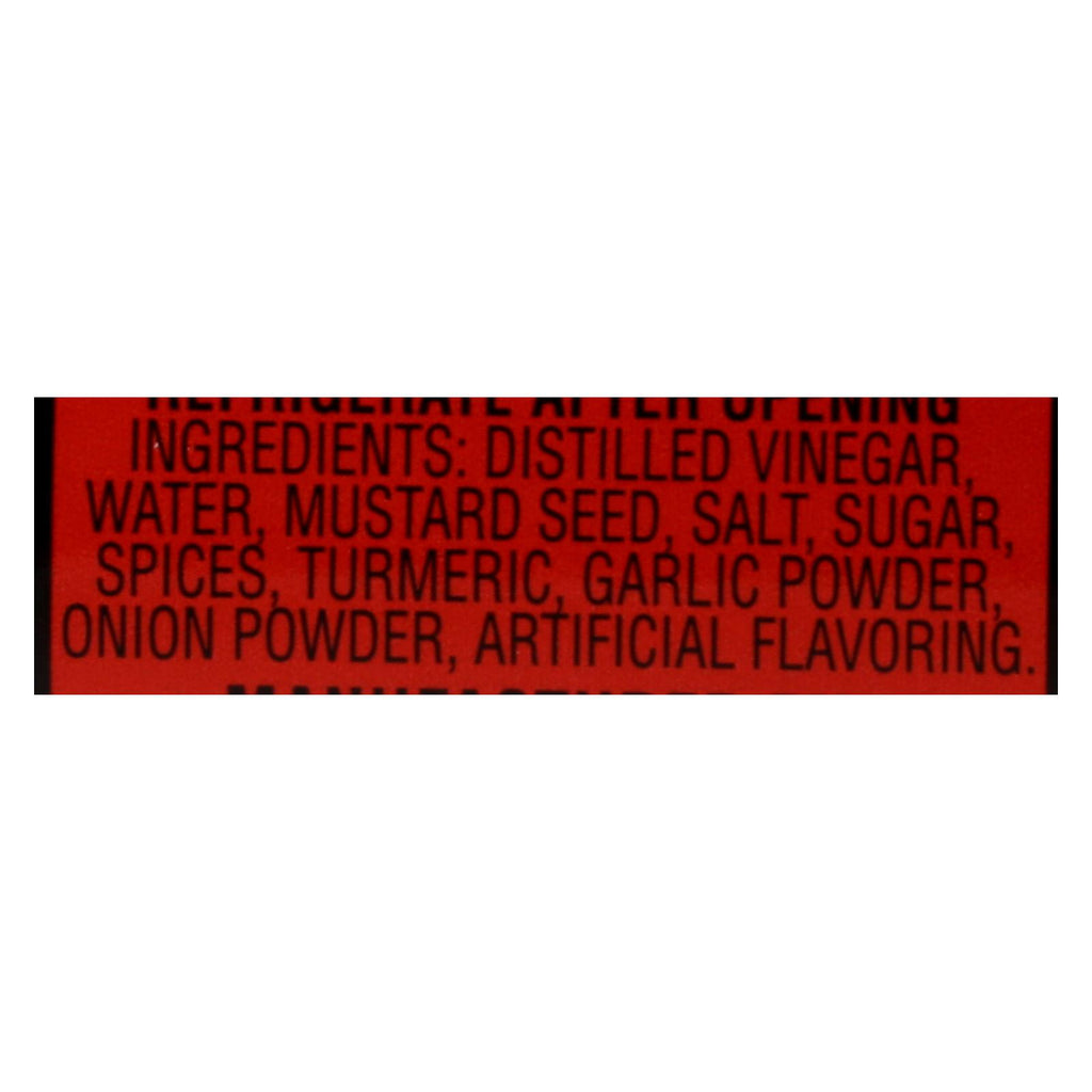 Original Hot Mister Mustard  - Case Of 6 - 7.5 Oz - Lakehouse Foods