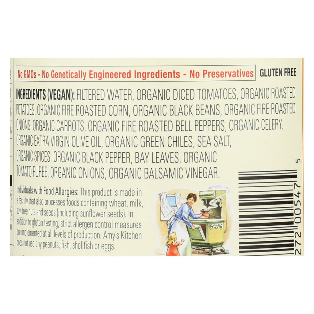 Amy's - Organic Fire Roasted Southwestern Vegetable Soup - Case Of 12 - 14.3 Oz - Lakehouse Foods