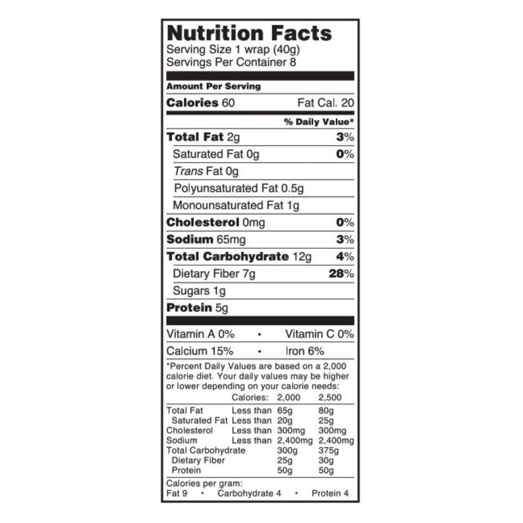 Tumaro's 8-inch 9 Grains And Seeds Carb Wise Wraps - Case Of 6 - 8 Ct - Lakehouse Foods