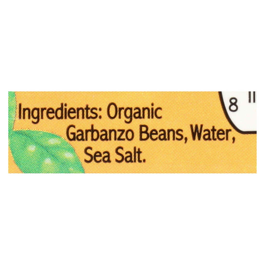 Jack's Quality Organic Garbanzo Beans - Low Sodium - Case Of 8 - 13.4 Oz - Lakehouse Foods