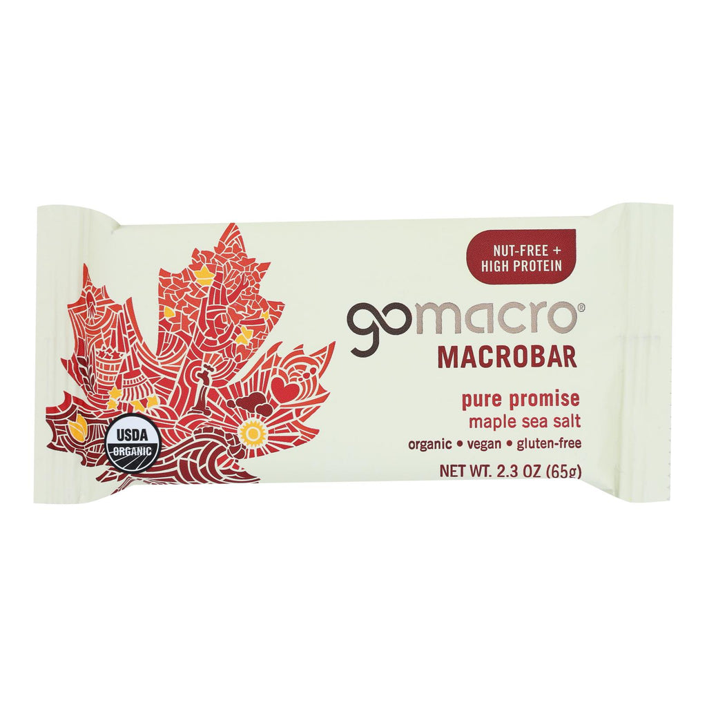 Gomacro - Bars Maple Sea Salt - Case Of 12 - 2.3 Oz - Lakehouse Foods