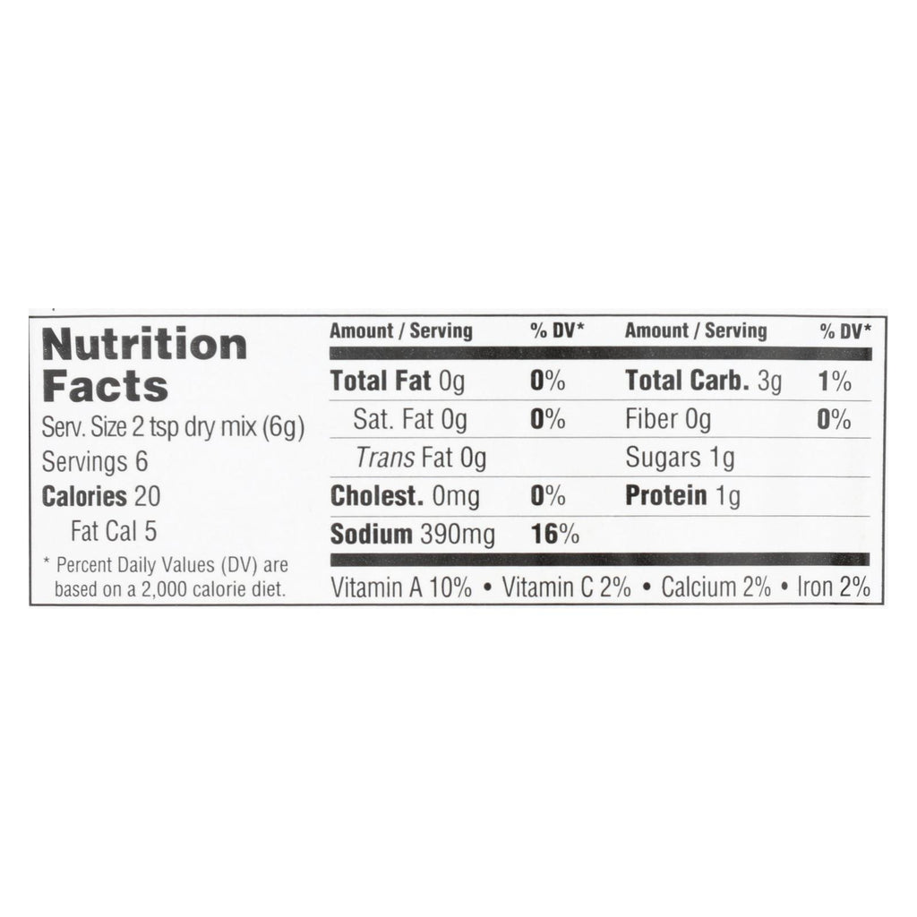 La Preferida Taco Seasoning - Case Of 12 - 1.25 Oz - Lakehouse Foods