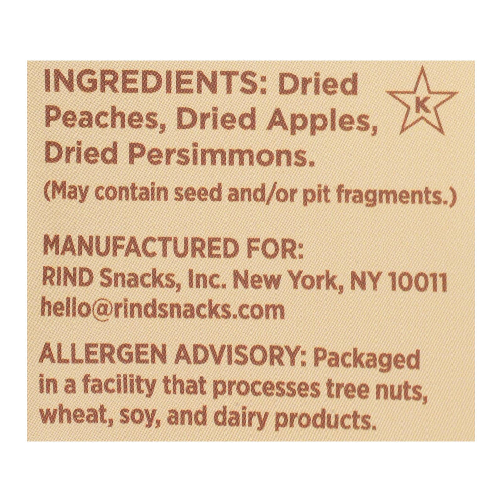 Rind Snacks - Dried Fruit Blend Orchard - Case Of 12 - 3 Oz - Lakehouse Foods