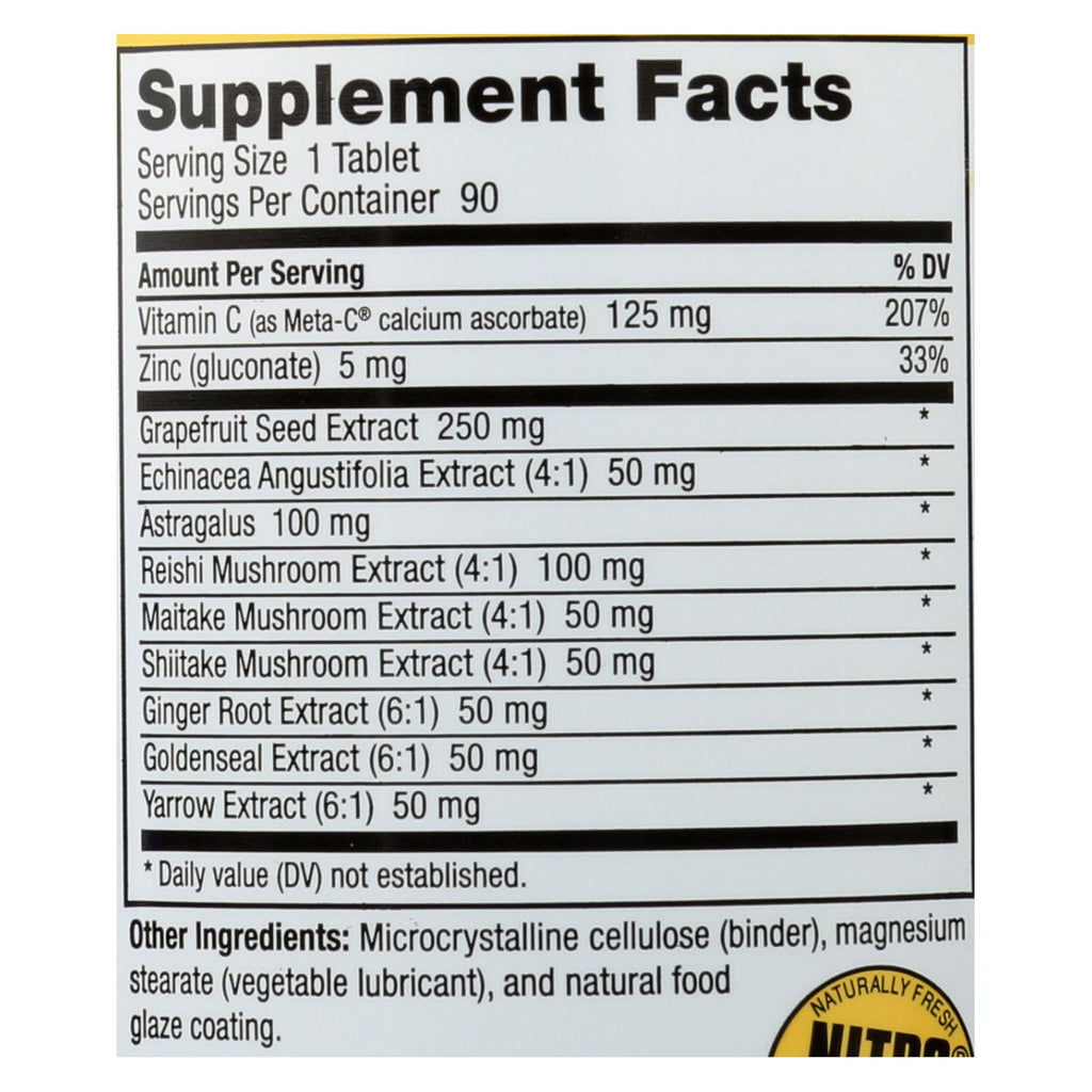 Nutribiotic - Supp Defense Plus - 1 Each 1-90 Ct - Lakehouse Foods