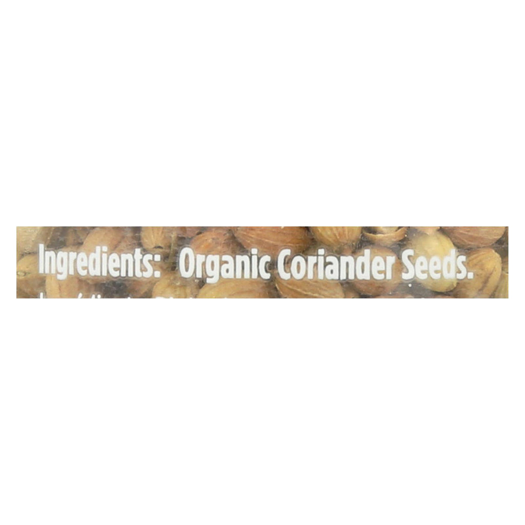 Spicely Organics - Organic Coriander Seeds - Case Of 3 - 0.7 Oz. - Lakehouse Foods