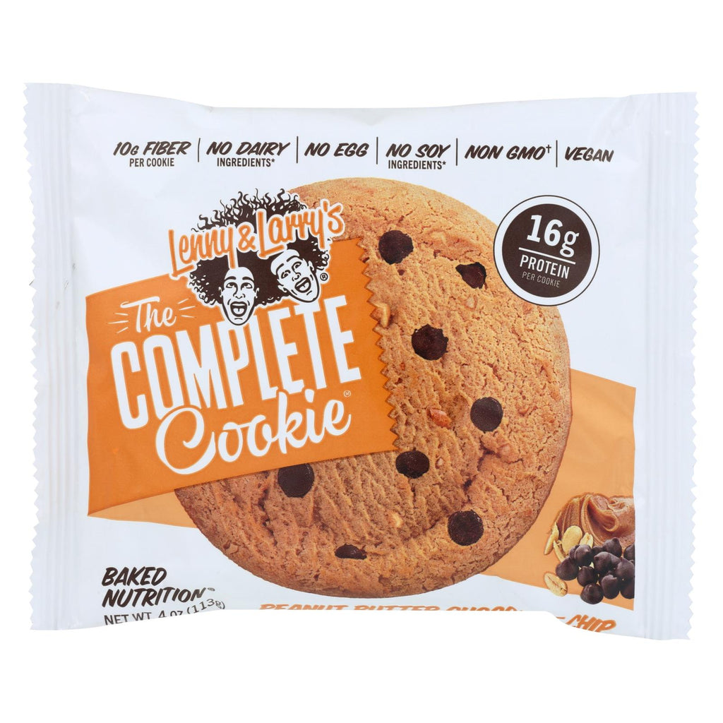 Lenny & Larry's - Complete Cookie Peanut Butter Chocolate Chip - Case Of 12-4 Oz - Lakehouse Foods