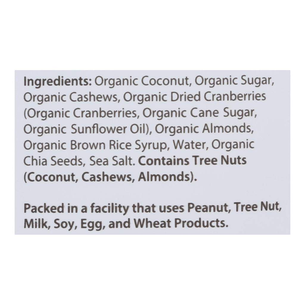 Creative Snacks - Coconut Snack Cran-nut-chi - Case Of 6-4 Oz - Lakehouse Foods