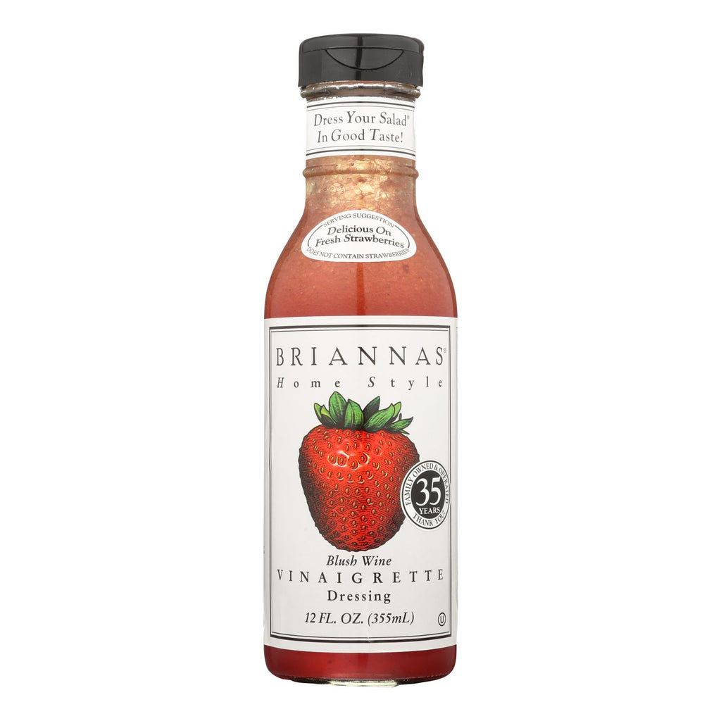 Brianna's - Salad Dressing - Blush Wine Vinaigrette - Case Of 6 - 12 Fl Oz. - Lakehouse Foods