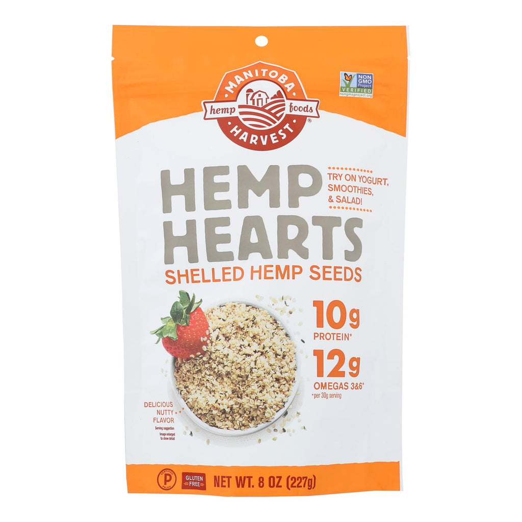 Manitoba Harvest Shelled Hemp Hearts Hemp Seed - Case Of 8 - 8 Oz - Lakehouse Foods