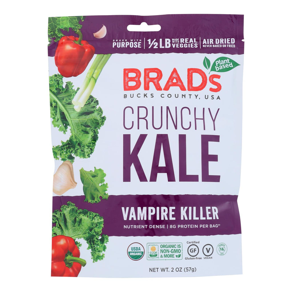 Brad's Plant Based - Raw Crunch - Vampire Killer - Case Of 12 - 2 Oz. - Lakehouse Foods