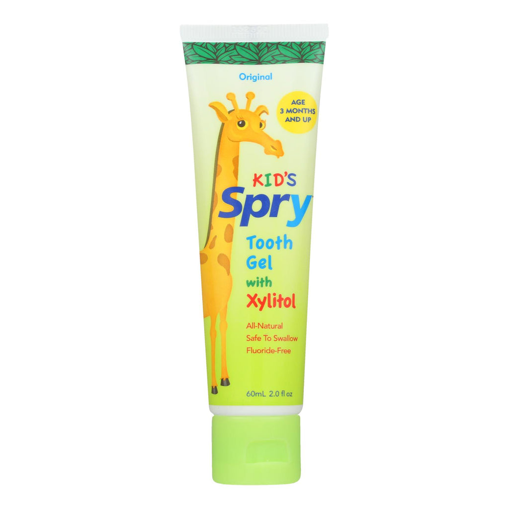 Spry Xylitol Tooth Gel - Original - 2 Fl Oz. - Lakehouse Foods