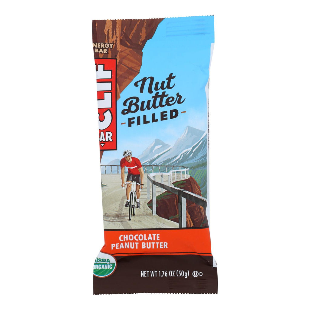 Clif Bar Organic Nut Butter Filled Energy Bar - Chocolate Peanut Butter - Case Of 12 - 1.76 Oz. - Lakehouse Foods