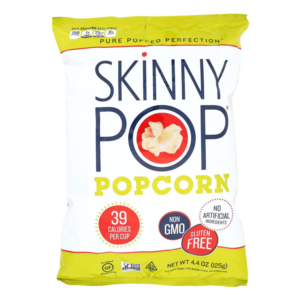 Skinny Pop Popcorn - Original - Case Of 12 - 4.4 Oz. - Lakehouse Foods