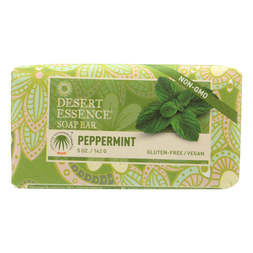 Desert Essence - Bar Soap - Peppermint - 5 Oz - Lakehouse Foods