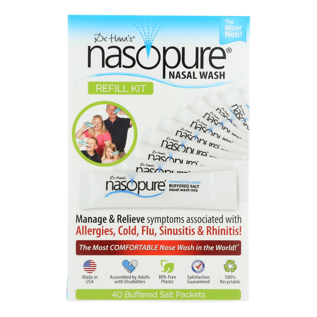 Dr. Hana's Nasopure Nasal Wash Refill Kit - 1 Each - 40 Ct - Lakehouse Foods