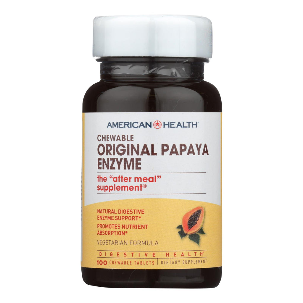 American Health - Original Papaya Enzyme - 100 Tablets - Lakehouse Foods