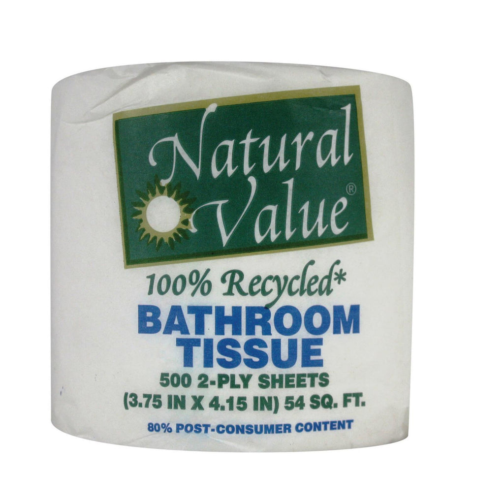 Natural Value Sustainable Bath Tissue - Case Of 48 - Lakehouse Foods