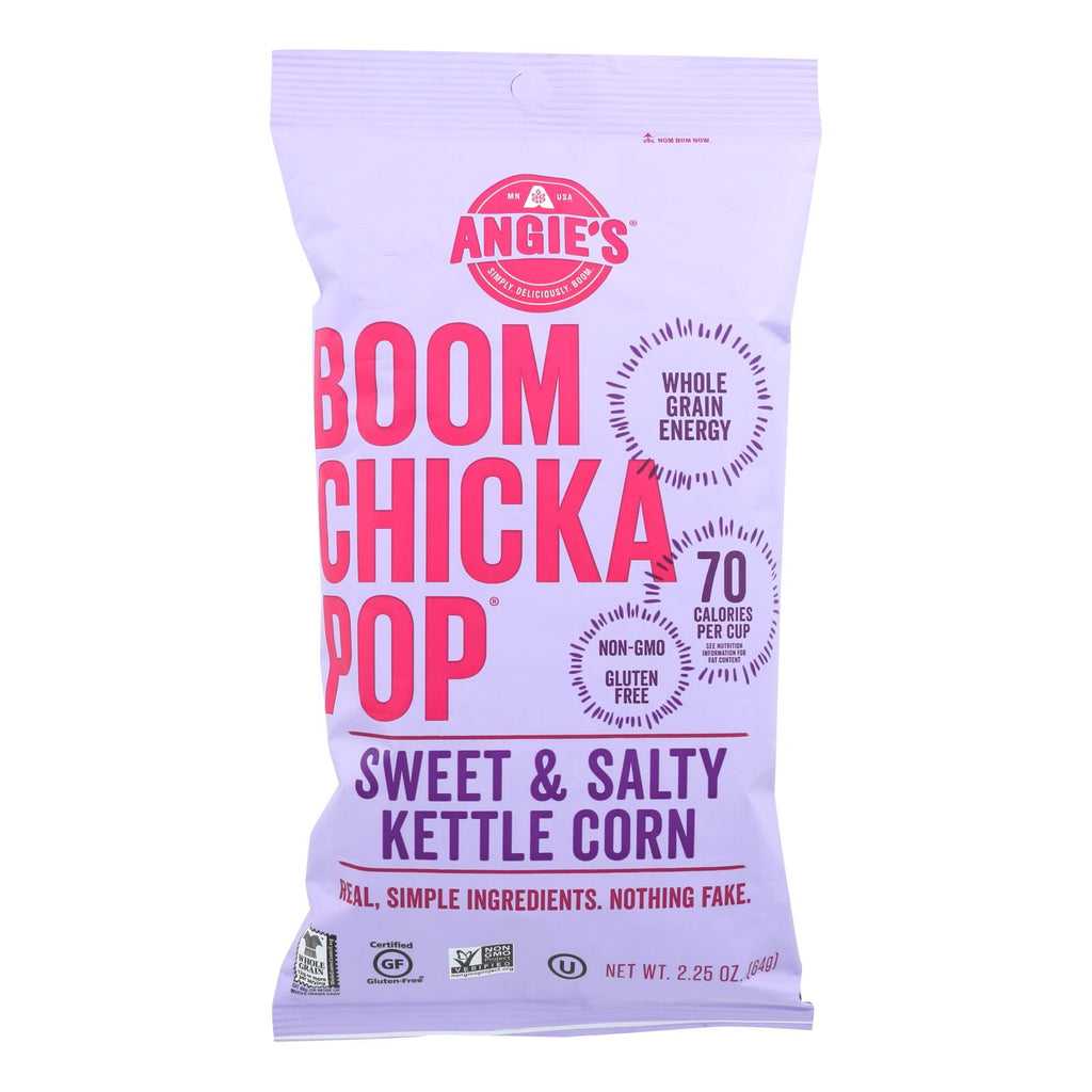 Angie's Kettle Corn Boom Chicka Pop Sweet And Salty Popcorn - Case Of 12 - 2.25 Oz. - Lakehouse Foods