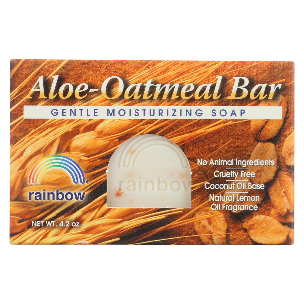 Rainbow Research Bar Soap Aloe Oatmeal - 4 Oz - Lakehouse Foods