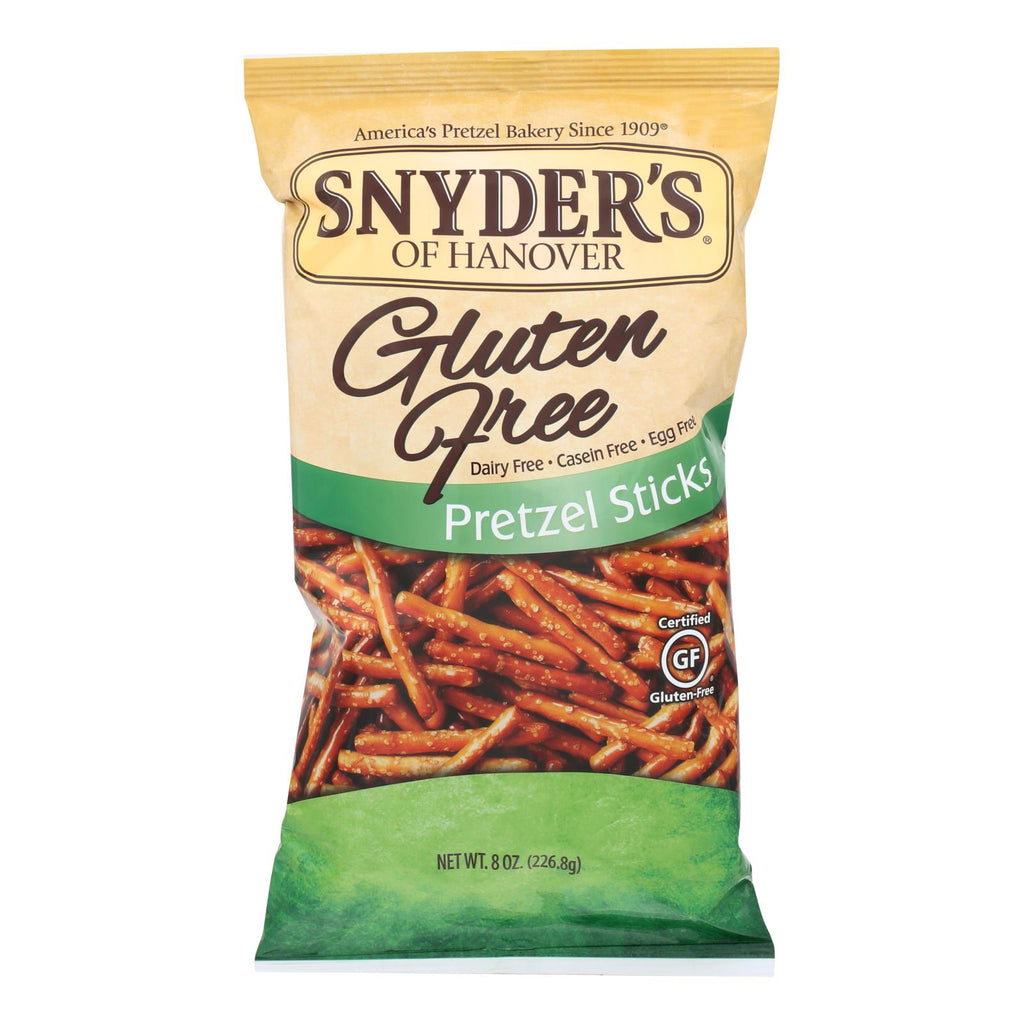 Snyder's Of Hanover Pretzel Sticks - Gluten Free - Case Of 12 - 8 Oz. - Lakehouse Foods