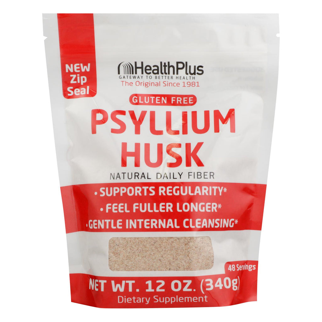 Health Plus - Pure Psyllium Husk - 12 Oz - Lakehouse Foods