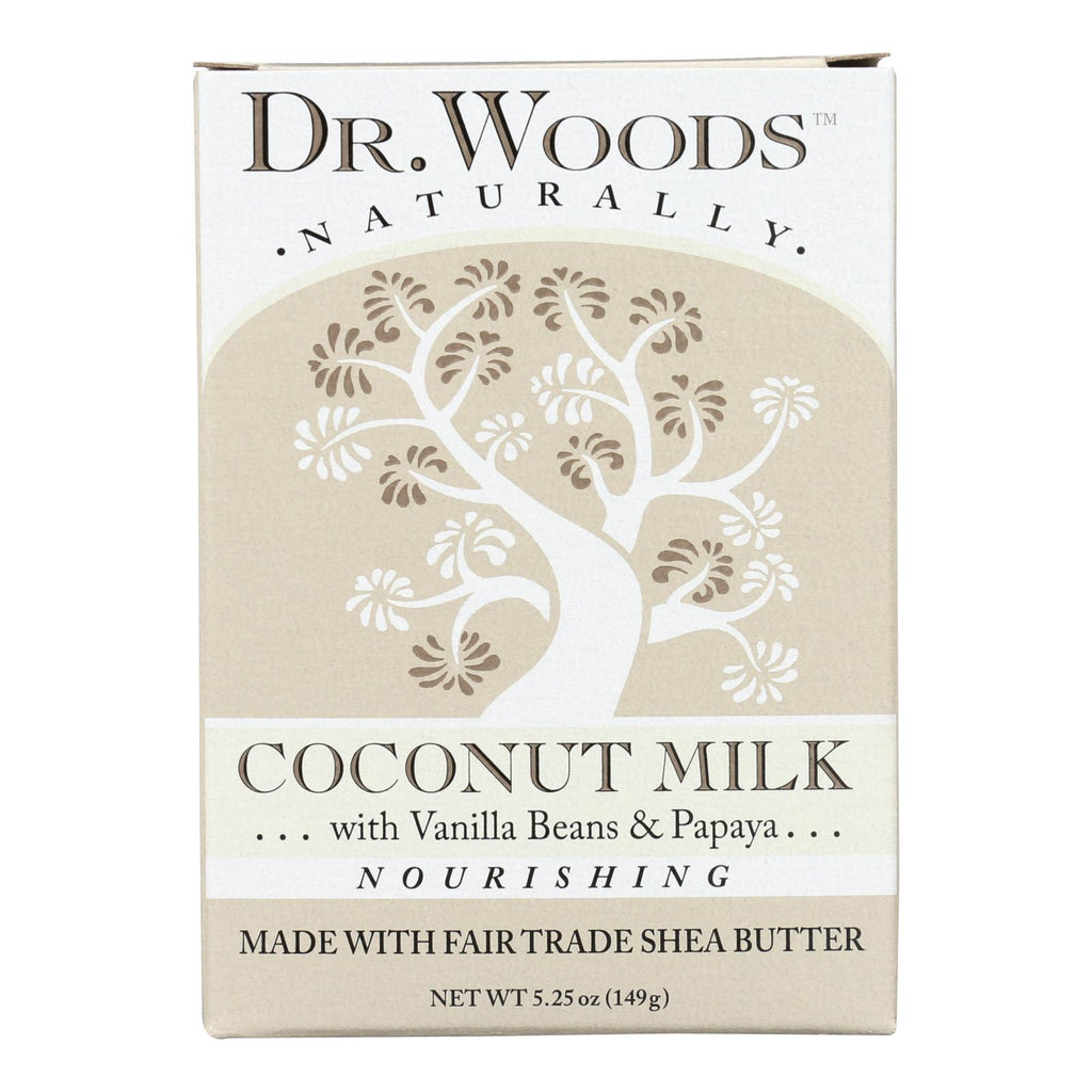 Dr. Woods Bar Soap Coconut Milk - 5.25 Oz - Lakehouse Foods