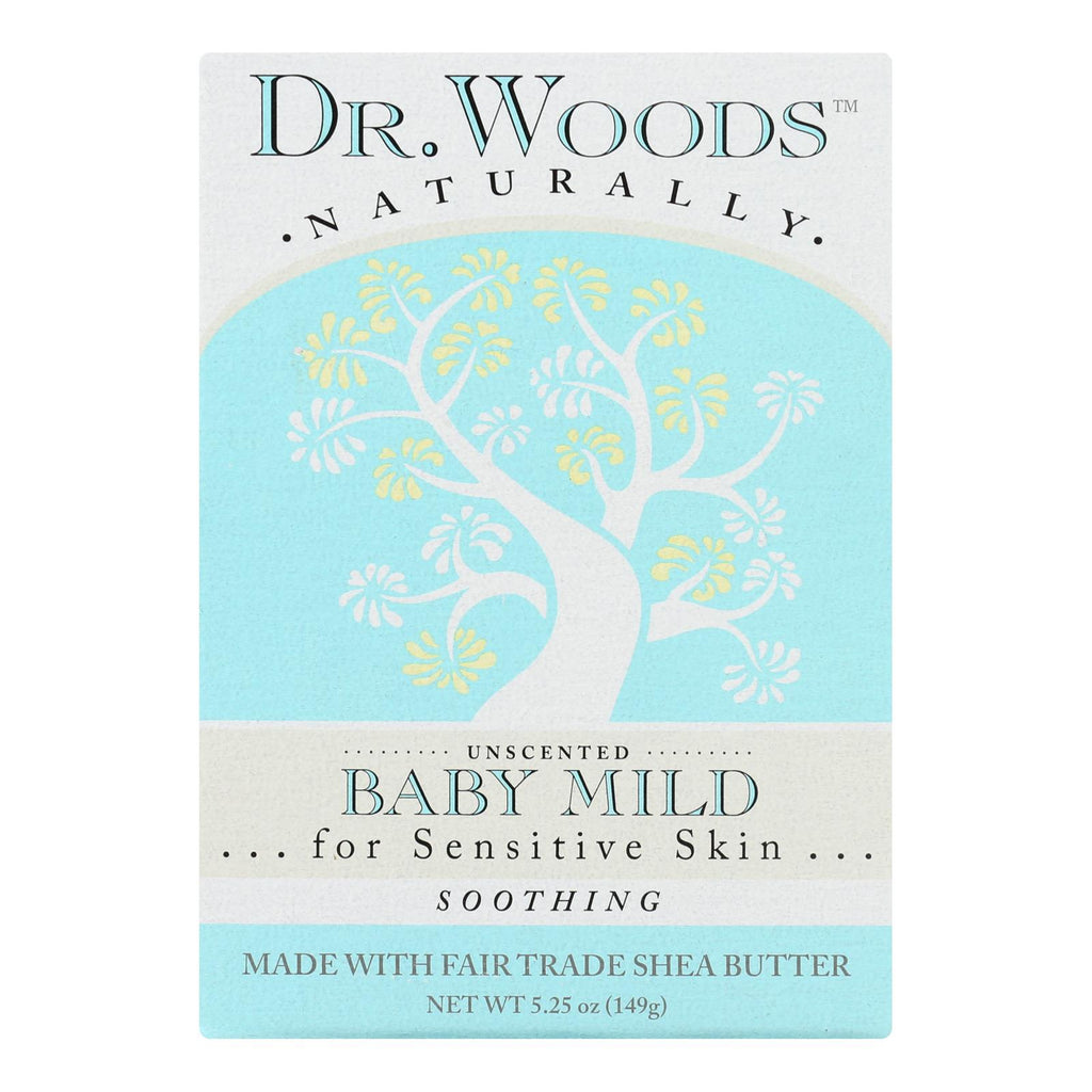 Dr. Woods Bar Soap Baby Mild Unscented - 5.25 Oz - Lakehouse Foods